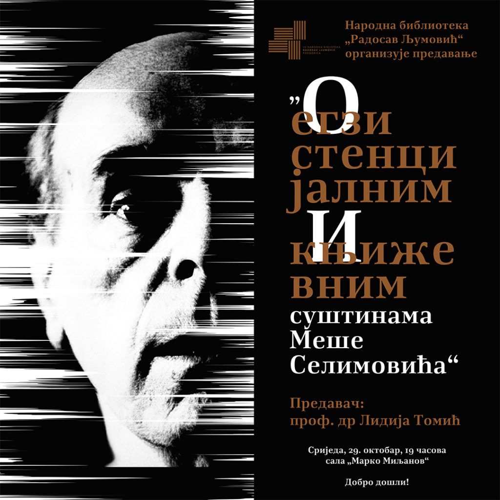 U čast Meše Selimovića: književno veče u Biblioteci „Radosav Ljumović“