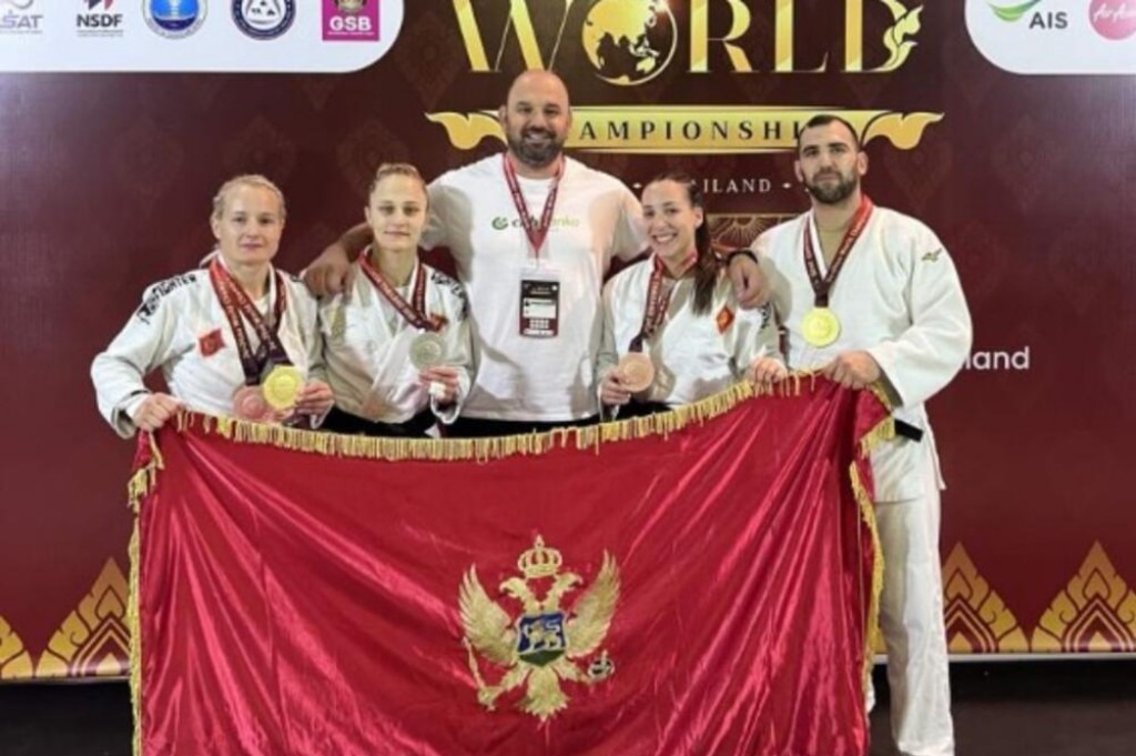 Crnogorski džiu-džicu reprezentativci briljirali na Svjetskom prvenstvu u Bangkoku: 10 medalja