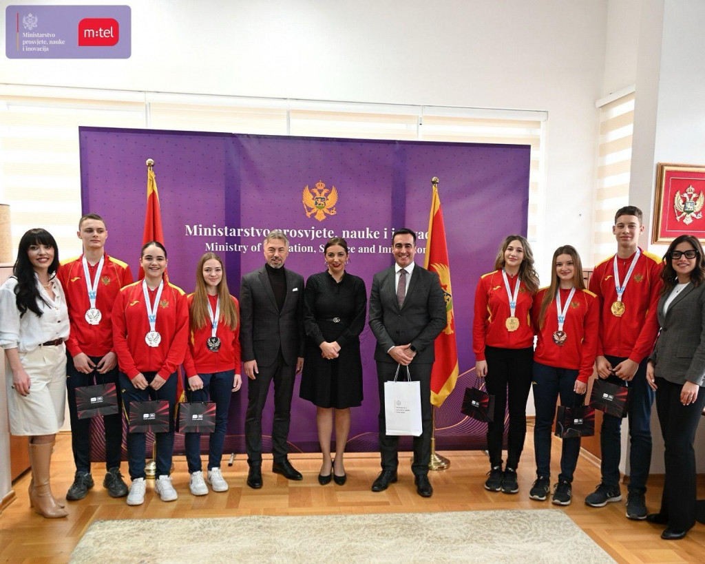 Prijem za evropske šampione: Ponos Crne Gore i novi zamah karatea