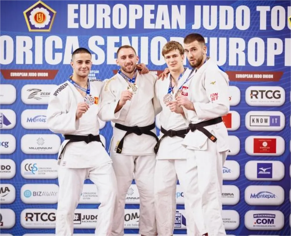 Sjajan učinak domaćina: Crnogorski džudisti osvojili sedam medalja na Evropskom kupu u Podgorici