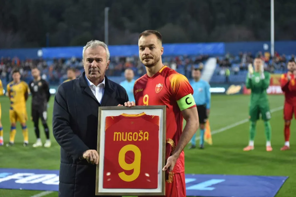 Posljednji nastup Stefana Mugoše u dresu reprezentacije Crne Gore