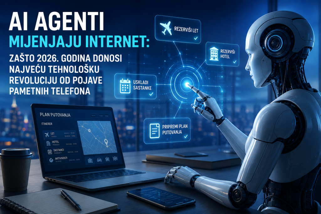 AI agenti mijenjaju internet: Zašto 2026. godina donosi najveću tehnološku revoluciju od pojave pametnih telefona