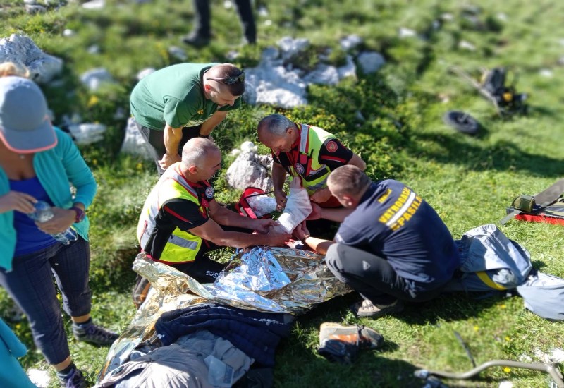 Spašen njemački državljanin povrijeđen tokom planinarenja na Durmitoru