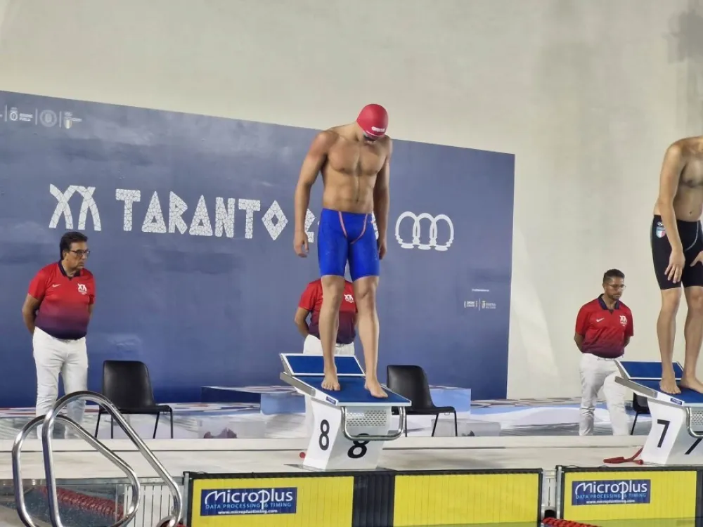 Mediteranske igre u Tarantu: Miloš Milenković sedmi u finalu na 100 metara delfin
