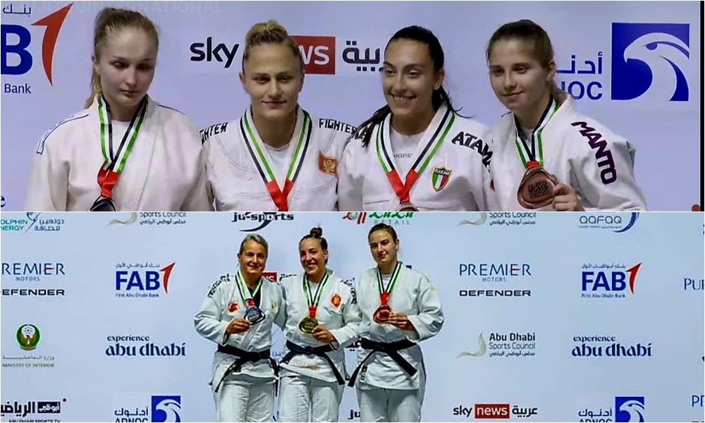 Nataša Jeftić i Selma Ličina svjetske šampionke u džiu-džicuu: Zlato za Crnu Goru u Abu Dabiju