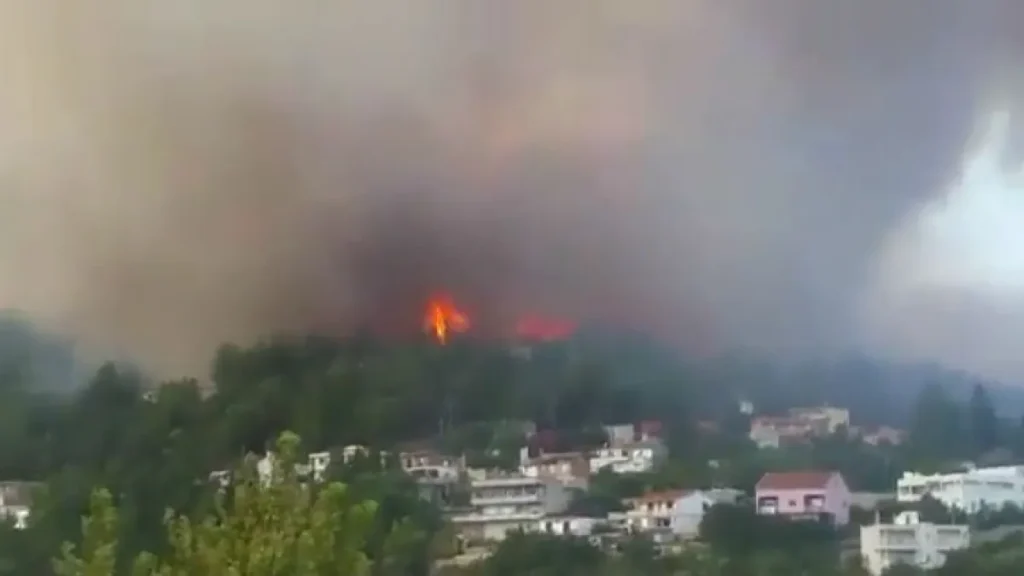 Požar kod Ulcinja: Angažovani vatrogasci i vazduhoplovi MUP-a