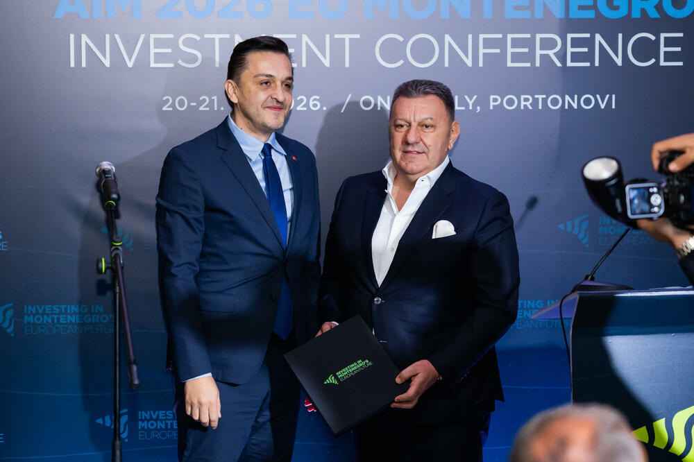 Voli dobitnik nagrade „Šampion crnogorske privrede 2026“, Bokan pozvao na jaču saradnju Vlade i privrede