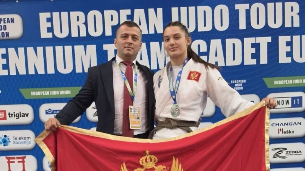 Tri medalje za crnogorske džudiste na Evropskom kadetskom kupu u Mariboru